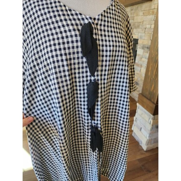 Vintage 90s More Jazz Made in USA Tunic Top Size 30W 4XL - Picture 4 of 7